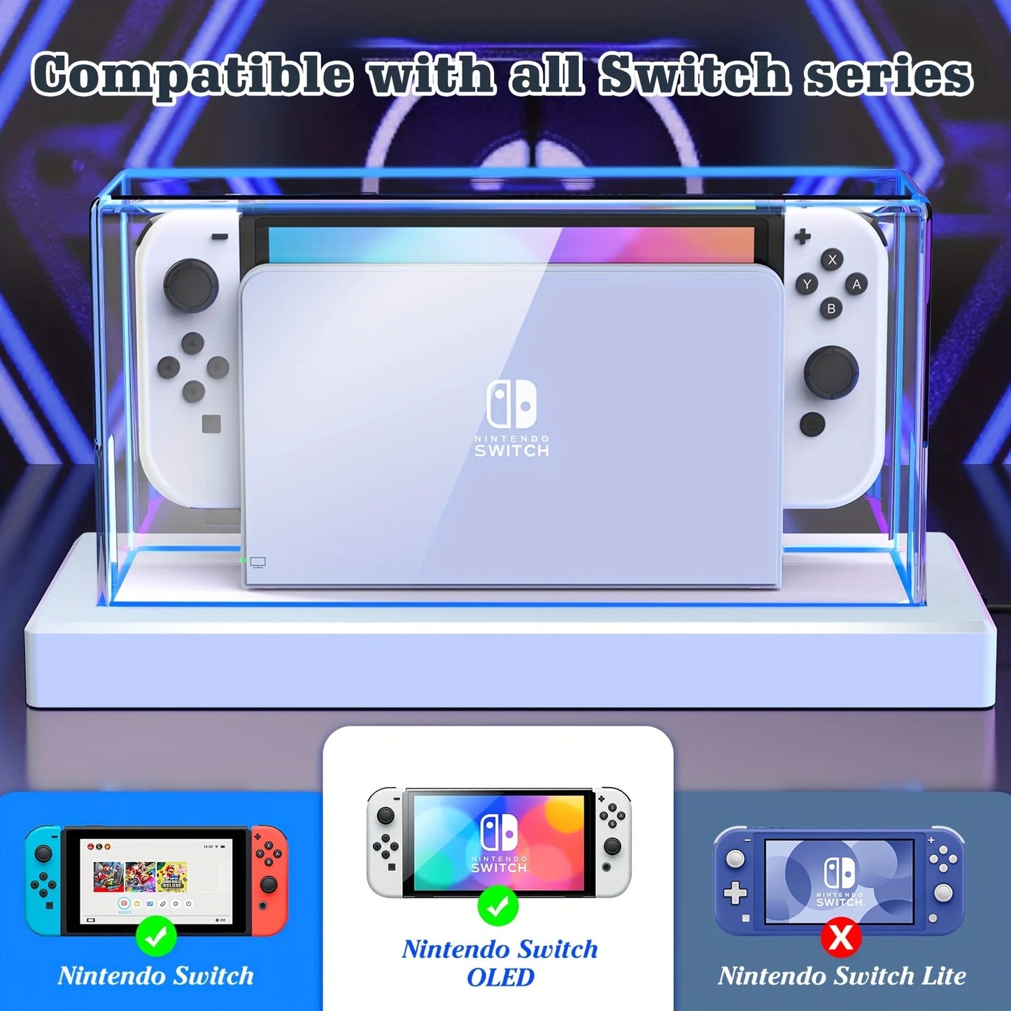 LED Nintendo Switch Stand /Dust Cover